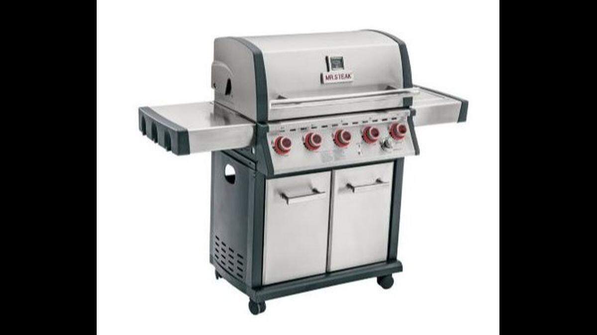 MR. STEAK five-burner gas patio grill