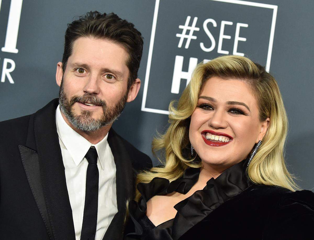 Kelly Clarkson with her ex-husband Brandon Blackstock.