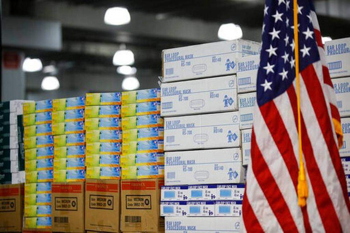 Medical supplies in Miami-Dade County. COVID-19 cases and current hospitalizations have risen this week in Florida.