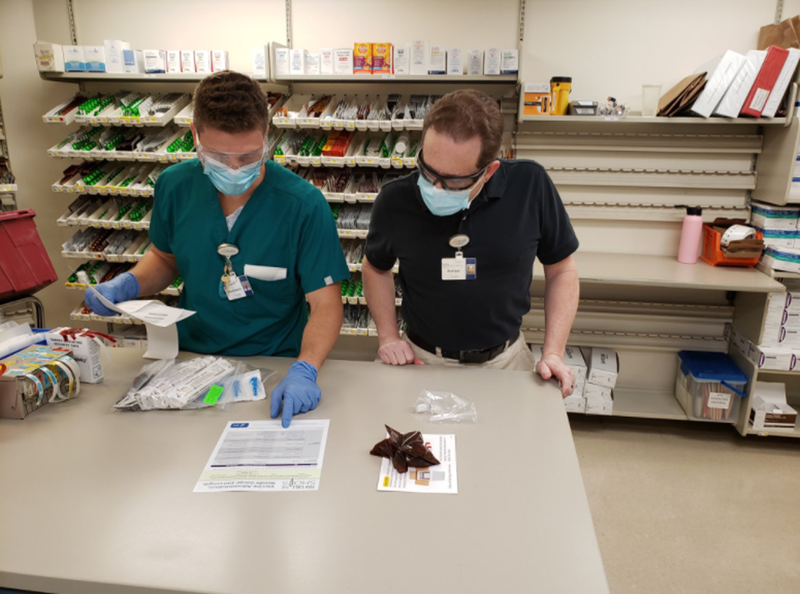 Five Florida hospitals received the first shipments of the Pfizer COVID-19 vaccine on Monday, Dec. 14, 2020.