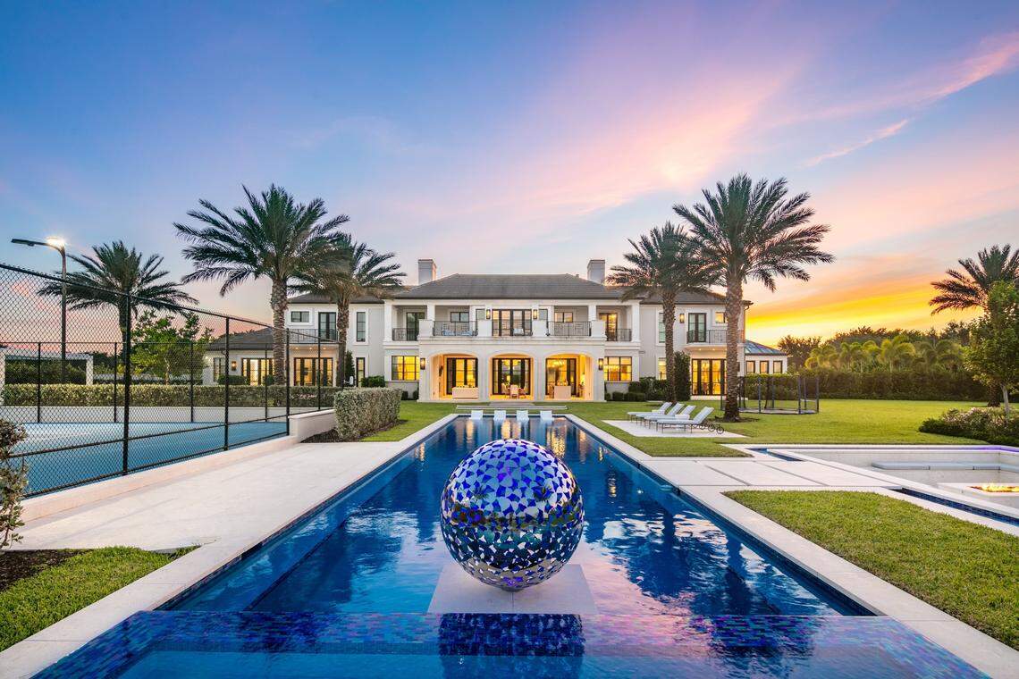 The DelRay Beach, Florida, mansion.