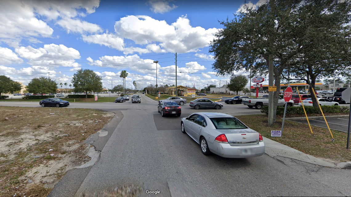 A road rage incident happened around 12:40 p.m. on Monday, Jan. 23, near this intersection in the High Point area of Florida, the Hernando County Sheriff’s Office says.