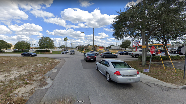 A road rage incident happened around 12:40 p.m. on Monday, Jan. 23, near this intersection in the High Point area of Florida, the Hernando County Sheriff’s Office says.