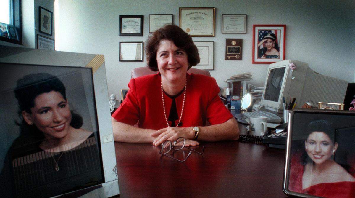 In 1997, Andrea Moore’s office was decorated with photos of her daughter, Wendy.