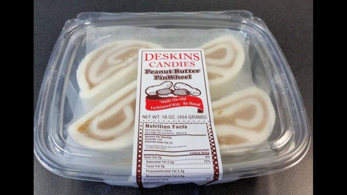 Deskins Candies Peanut Butter PinWheel