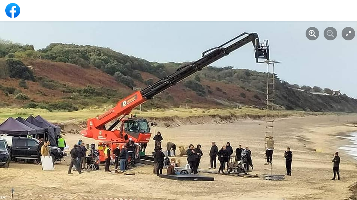 Police searching for a missing woman in the water off a Lowestoft beach received help from the crew filming Ed Sheeran’s newest music video.