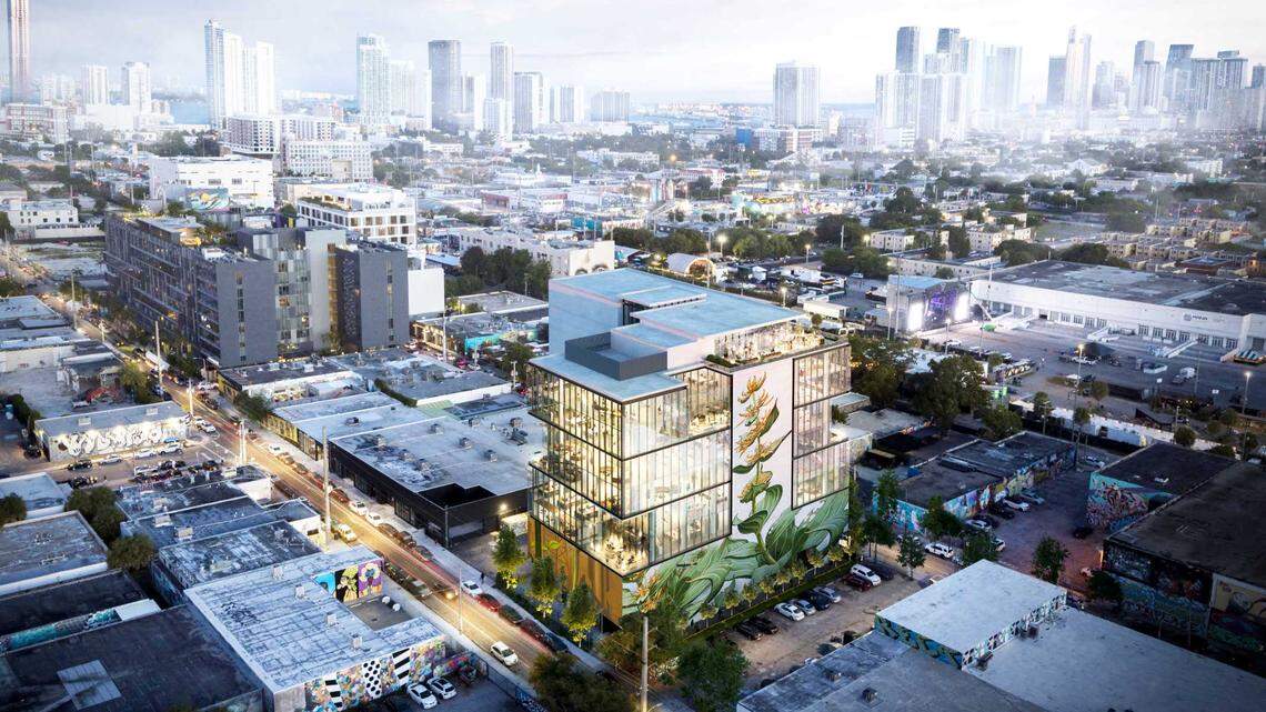 An 8-story office building is slated for Wynwood, steps from the tourist attraction Wynwood Walls.