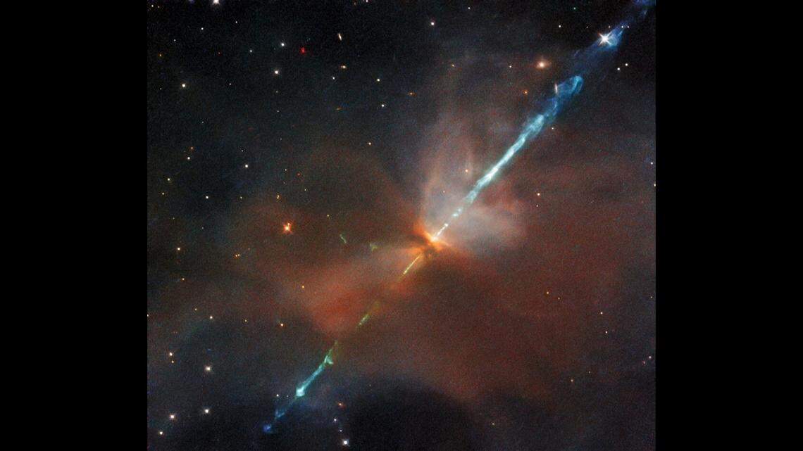 NASA’s Hubble Space Telescope captured images of “relatively rare celestial phenomenon” called a Herbig-Haro object.