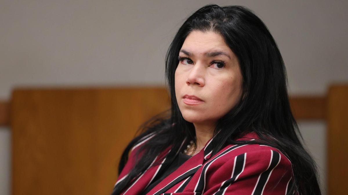 Miami, Florida, February 9, 2024 - Former Miami-Dade School Board member Lubby Navarro in court for her arraignment at the Richard E. Gerstein Justice Building in Miami, Florida.