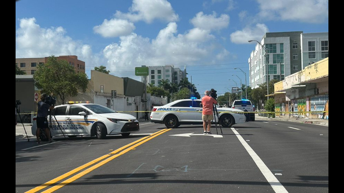 The investigation into a Monday morning hit-and-run death shut down four blocks of Northwest Seventh Avenue in Liberty City.