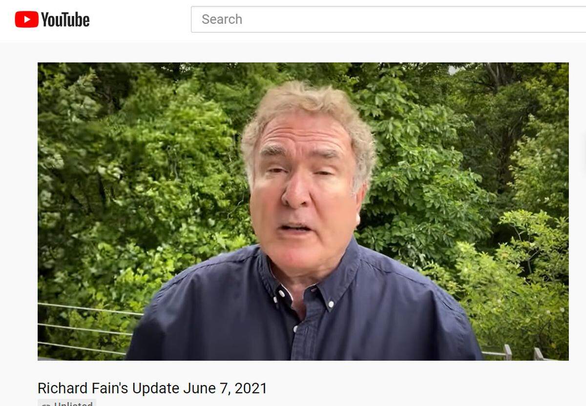 Royal Caribbean CEO Richard Fain in a June 7 video message.