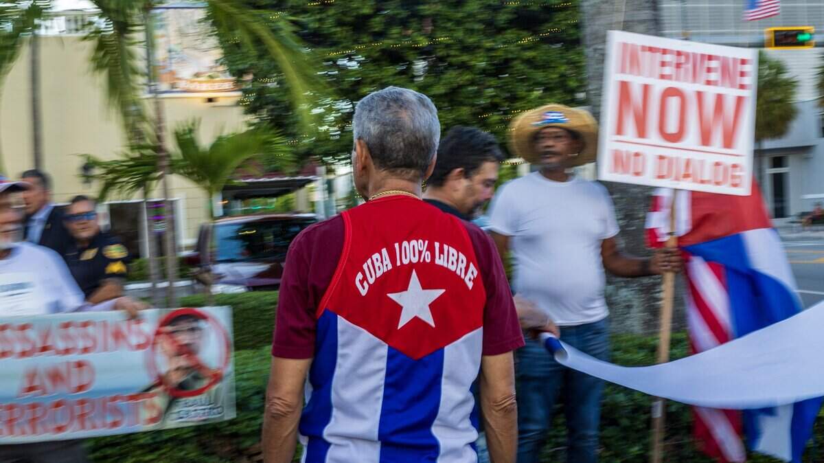 Cuban Americans gathered at Versailles Restaurant in Little Havana, after the acting Attorney General Todd Blanche, announced, a federal indictment against Raúl Castro for the shoot-down of two Brothers to the Rescue planes in 1996, during an event to honor the victims of that tragic event, celebrated at the iconic Freedom Tower, in Miami, on Wednesday, May 20, 2026.