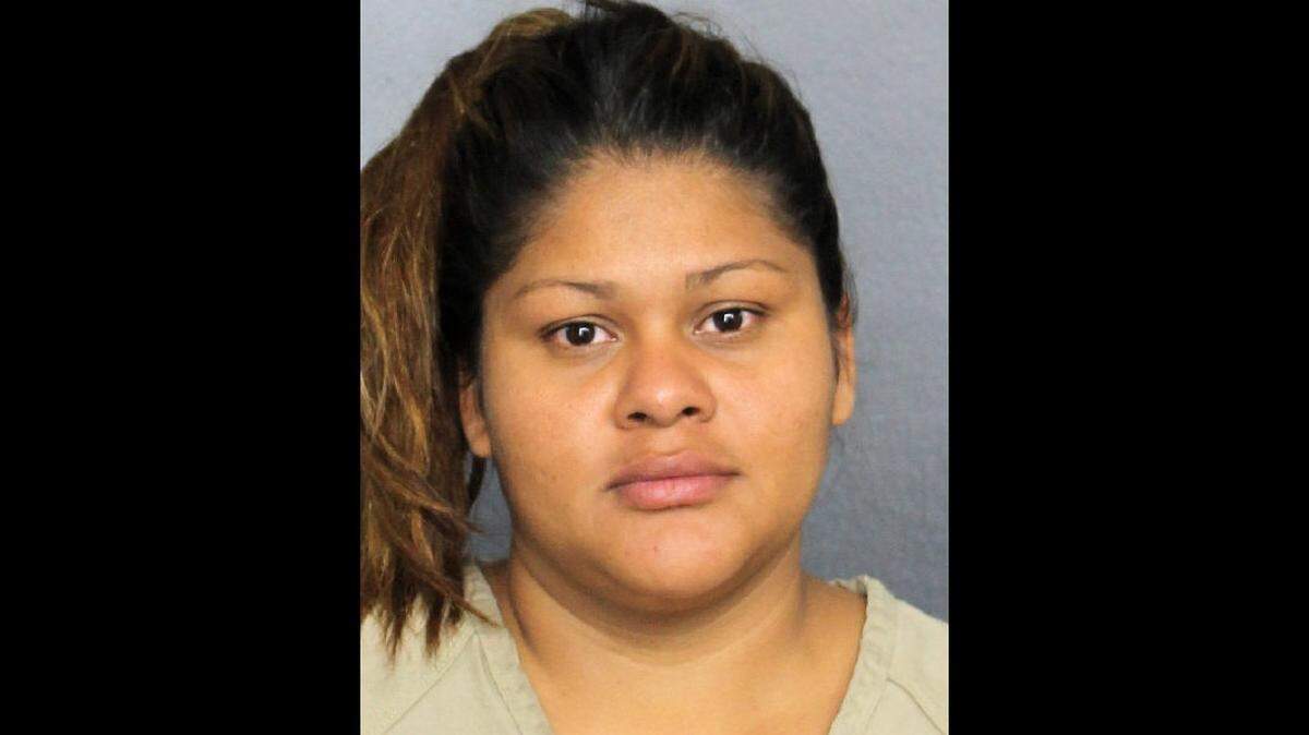 Jeny Melendez-Ramirez in her Broward Sheriff’s Office mugshot