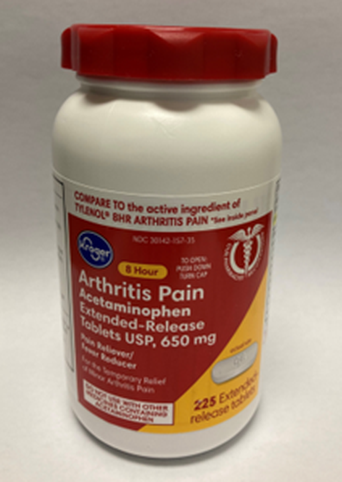 Recalled Kroger Arthritis Pain Acetaminophen
