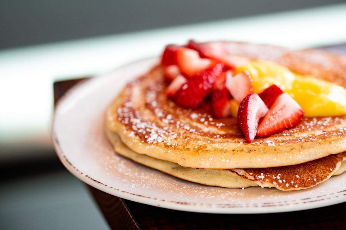 Lemon ricotta pancakes are a specialty at First Watch, the breakfast, brunch and lunch restaurant that just opened in Kendall.