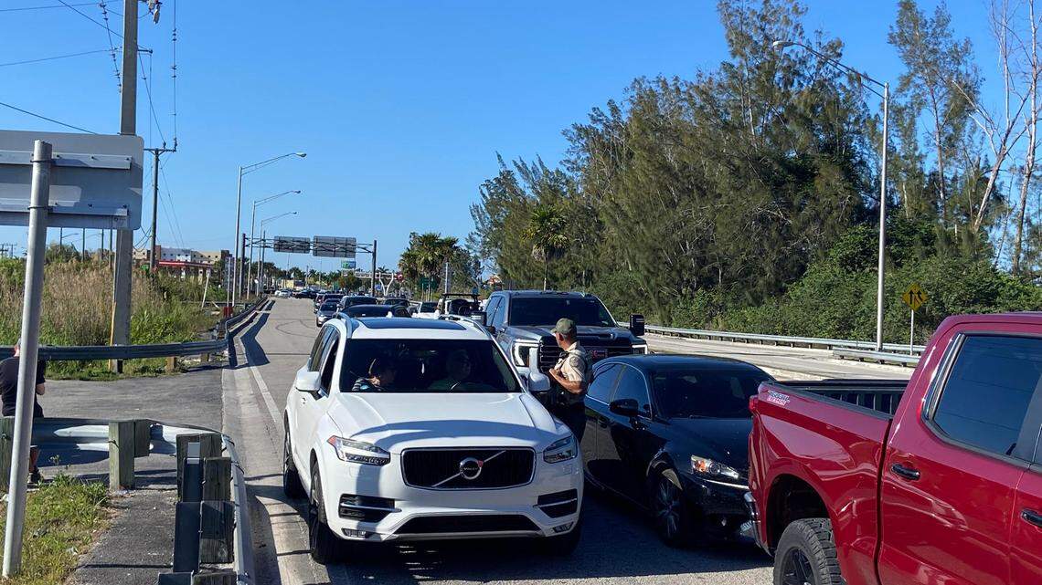 Can you enter or leave the Keys as wildfires close roads? Get to car race? What to know