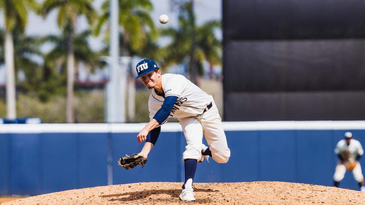 FIU pitcher Ryan Cabarcas, an Plantation American Heritage alum, will start on Friday night when the Panthers open the 2023 season against George Mason.