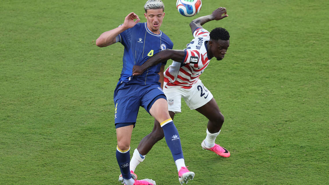 U.S. star Balogun cleared to play vs Belgium after FIFA suspends his red card