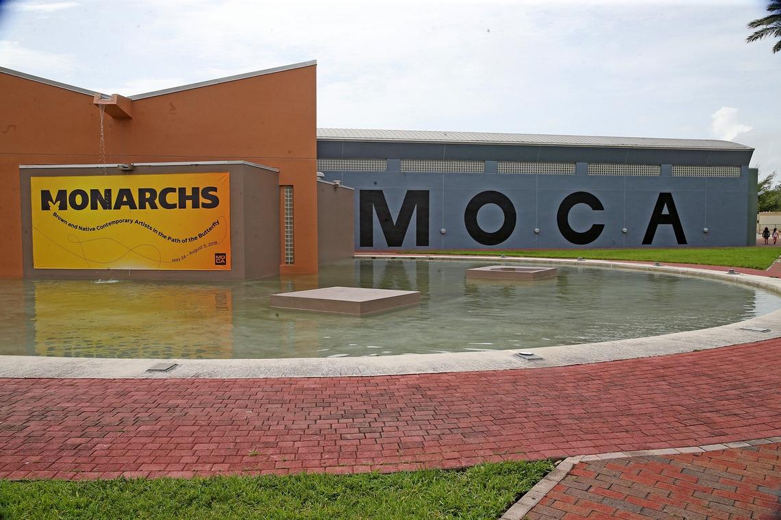 The plaza of the Museum of Contemporary Art in North Miami will undergo renovations in the coming months.