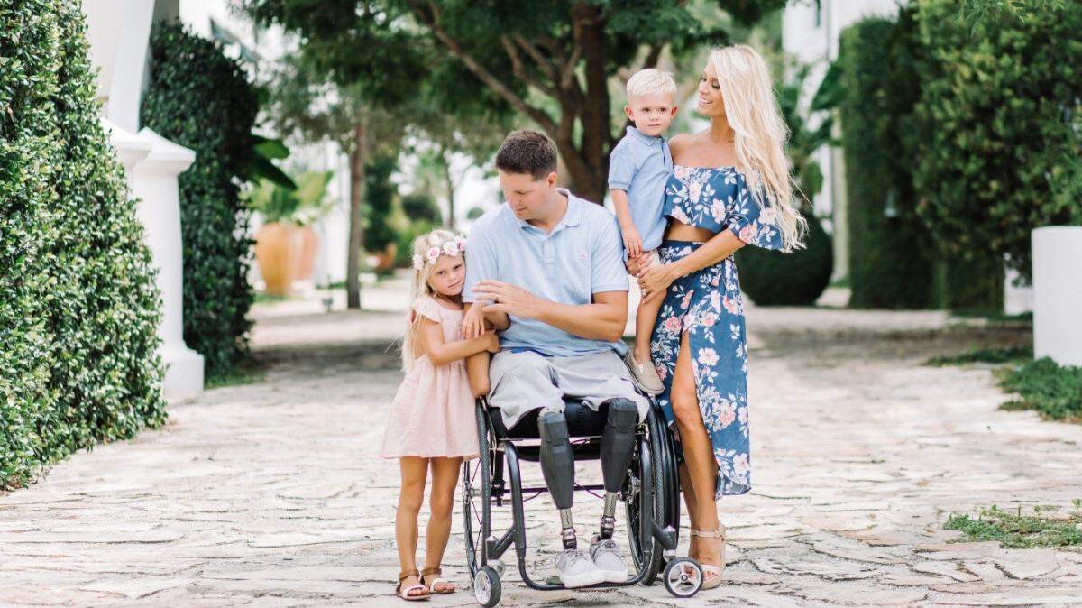 Brian Kolfage and his family.