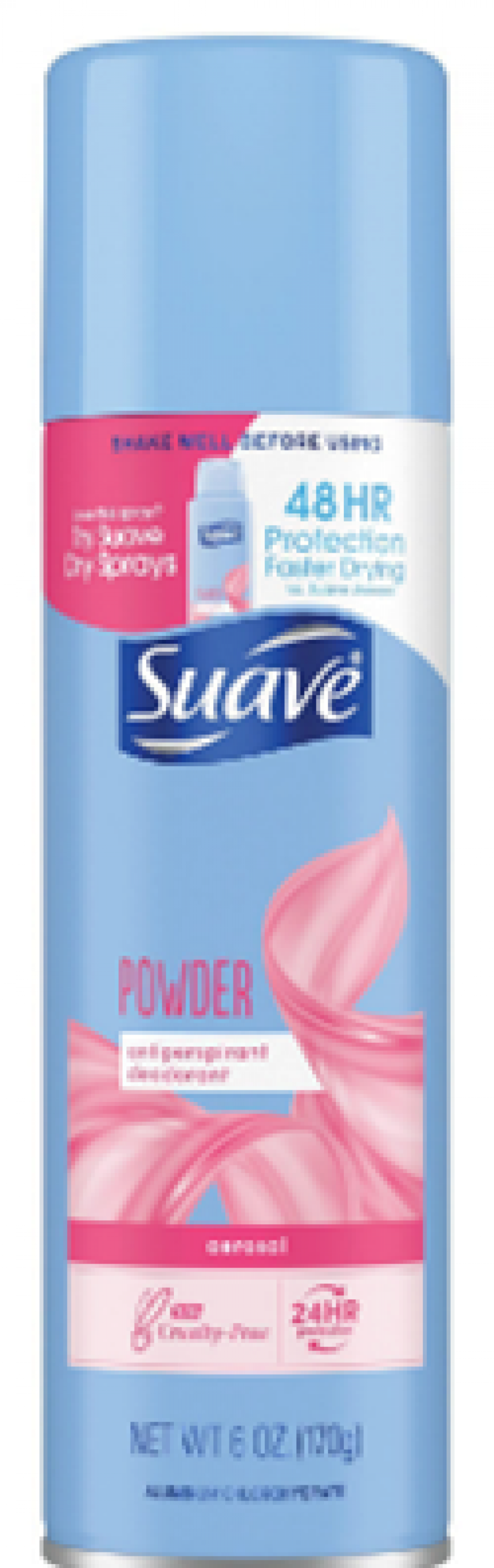 Suave 24-Hour Protection Aerosol Antiperspirant Powder