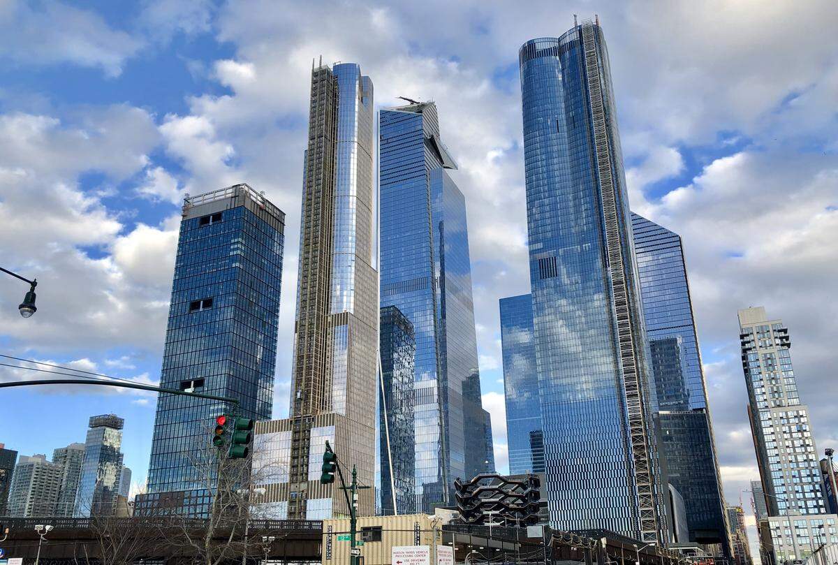 The Hudson Yards development in New York.