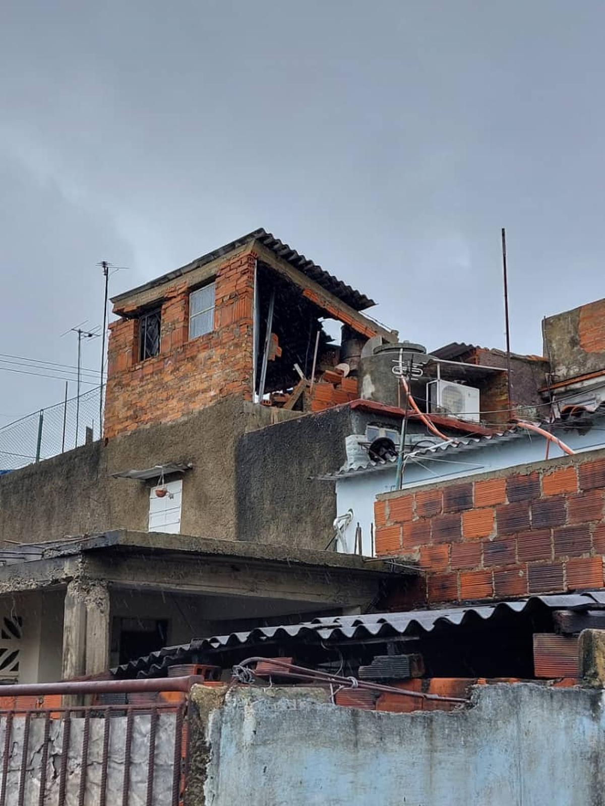 A house in Pinar del Río lost a wall after hurricane Ian crossed over the city as a forceful Category 3 on Tuesday.
