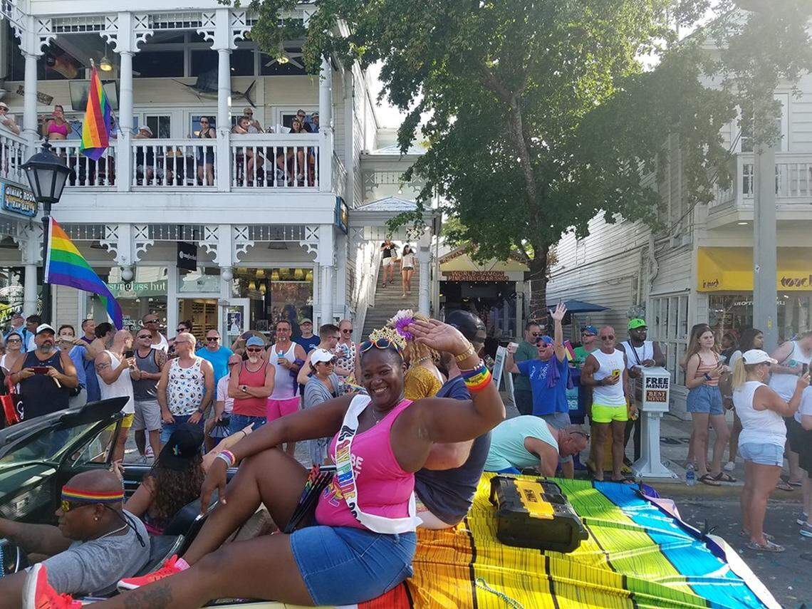 People lined Duval Street in Key West on Sunday, June 9, 2019, to celebrate LGBTQ Pride 2019.