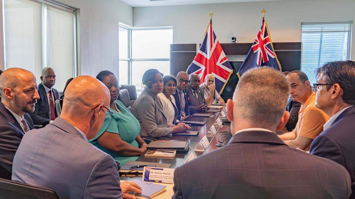 U.S. members of Congress and others visit the Turks and Caicos to meet with government officials there after five U.S. citizens were charged with possession of ammunition. The tourists each face a mandatory 12 year prison sentence in the British dependent territory.