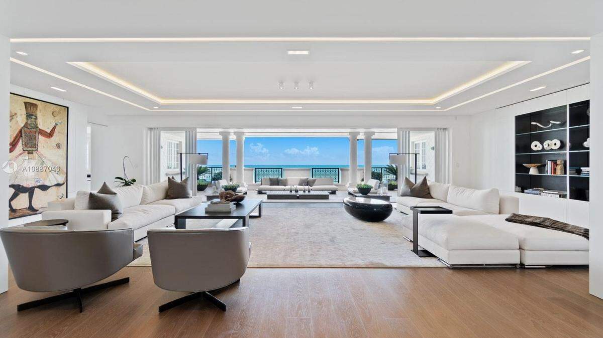This 6,820-square-foot condo at 7764 Fisher Island Dr. in Miami Beach sold for $11 million, the biggest residential sale in Miami-Dade for the week ending Sept. 29, 2020.