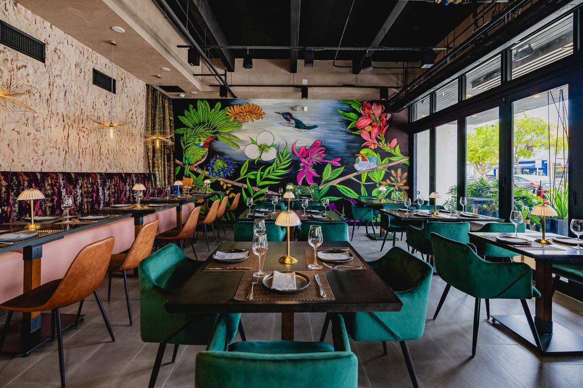 Another room inside Social 27 Supper Club in Little Havana.