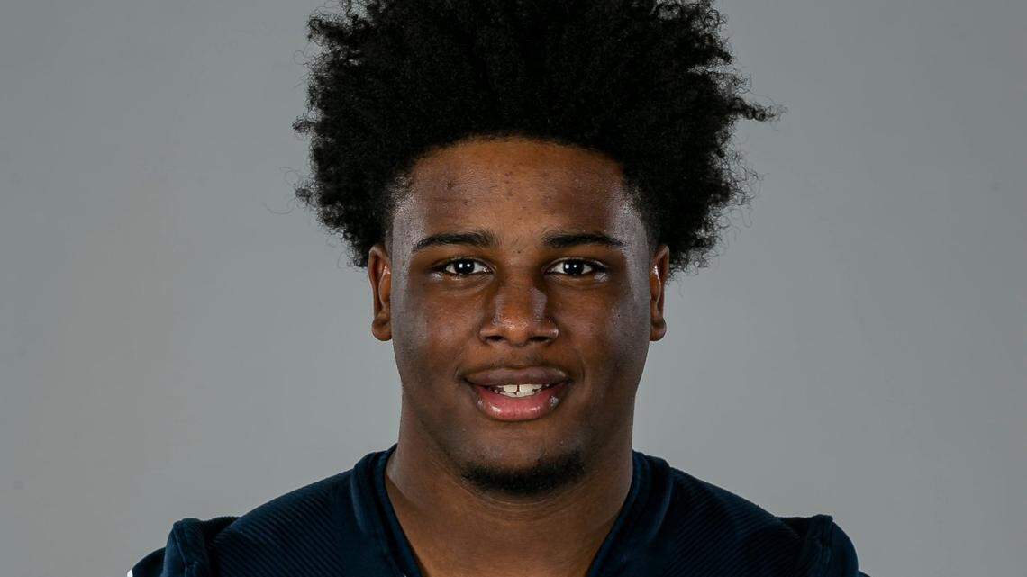 Leonard Taylor, Miami Palmetto Senior High School, Football. All-Dade players photographed at the Miami Herald and el Nuevo Herald studios in Doral, Florida on Friday, January 15, 2020.