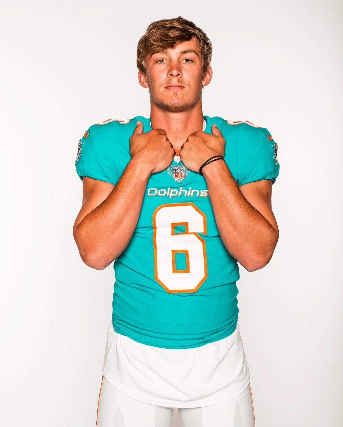Former FIU punter Stone Wilson when he tried out for the Miami Dolphins in the spring of 2019.