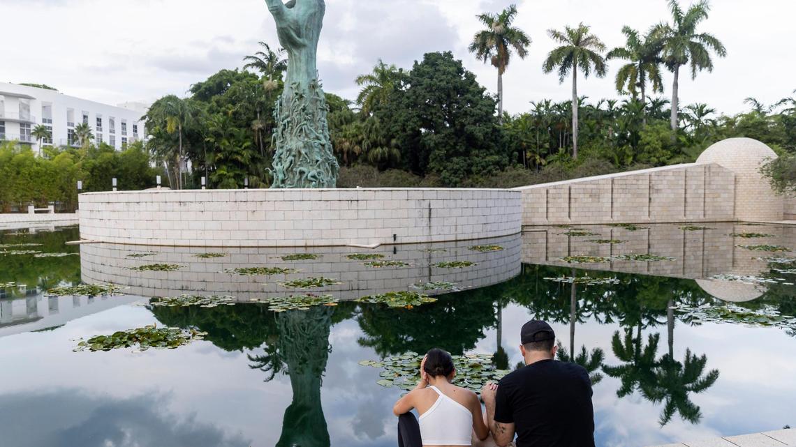 The Holocaust Memorial in Miami Beach.