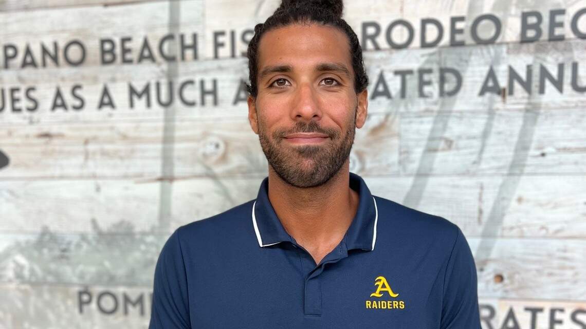 St. Thomas Aquinas’ Dave Palm is the Broward Beach Volleyball Coach of the Year