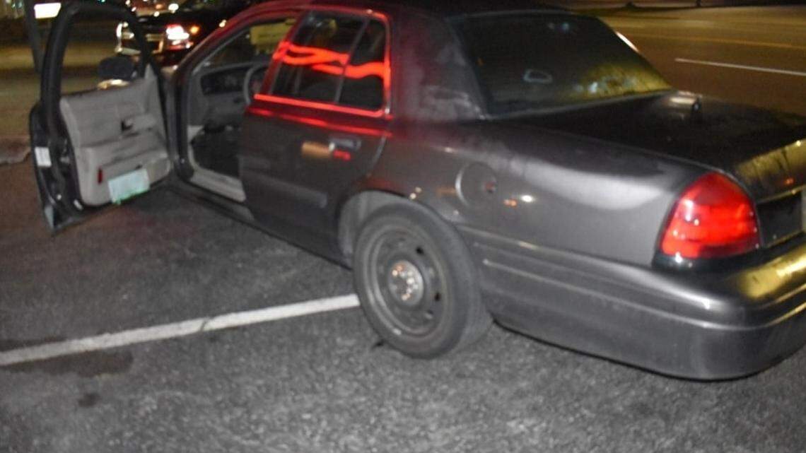 A man freed after 568 days and 17 hours in jail was back behind bars minutes later, after he took this government vehicle in the parking lot, according to investigators in Alabama.