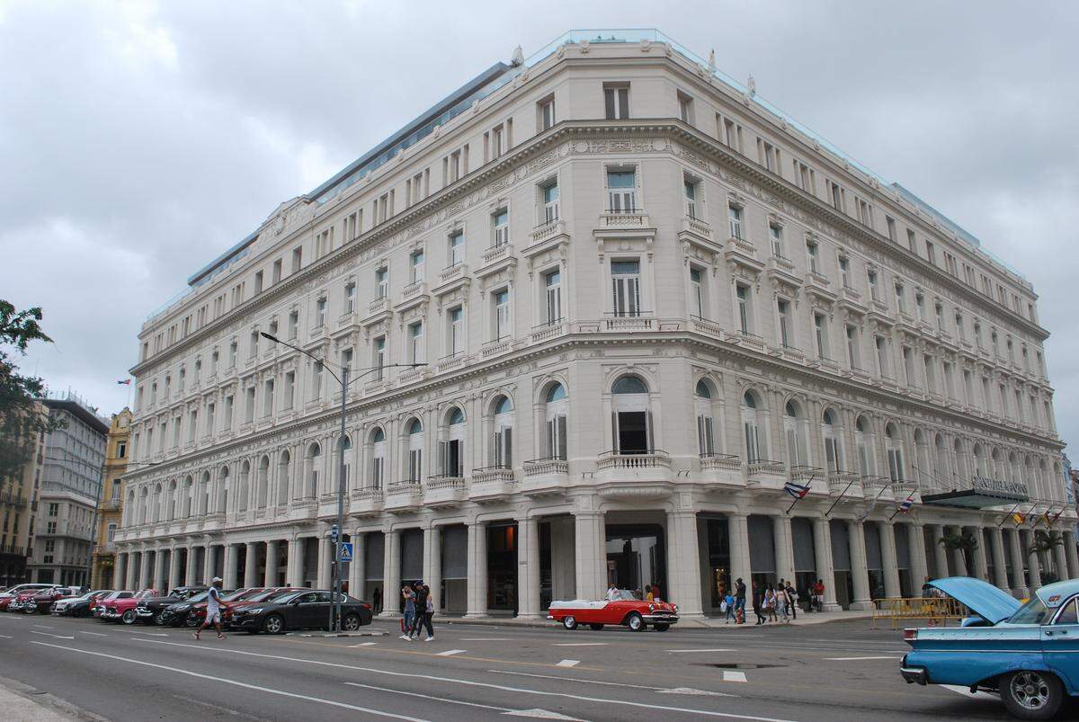 The Gran Hotel Manzana Kempinski La Habana is a luxury hotel owned by the military company Gaviota.