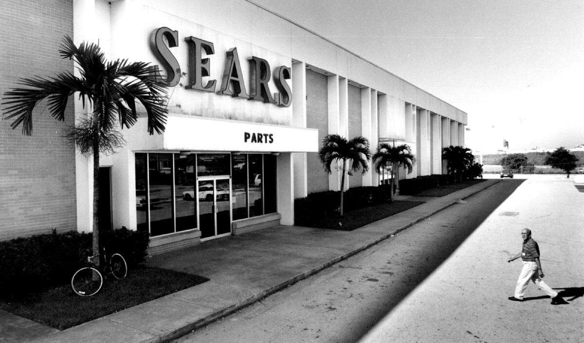 In 1993, a Sears distribution center at 7500 NW 25th St. near the Miami airport.