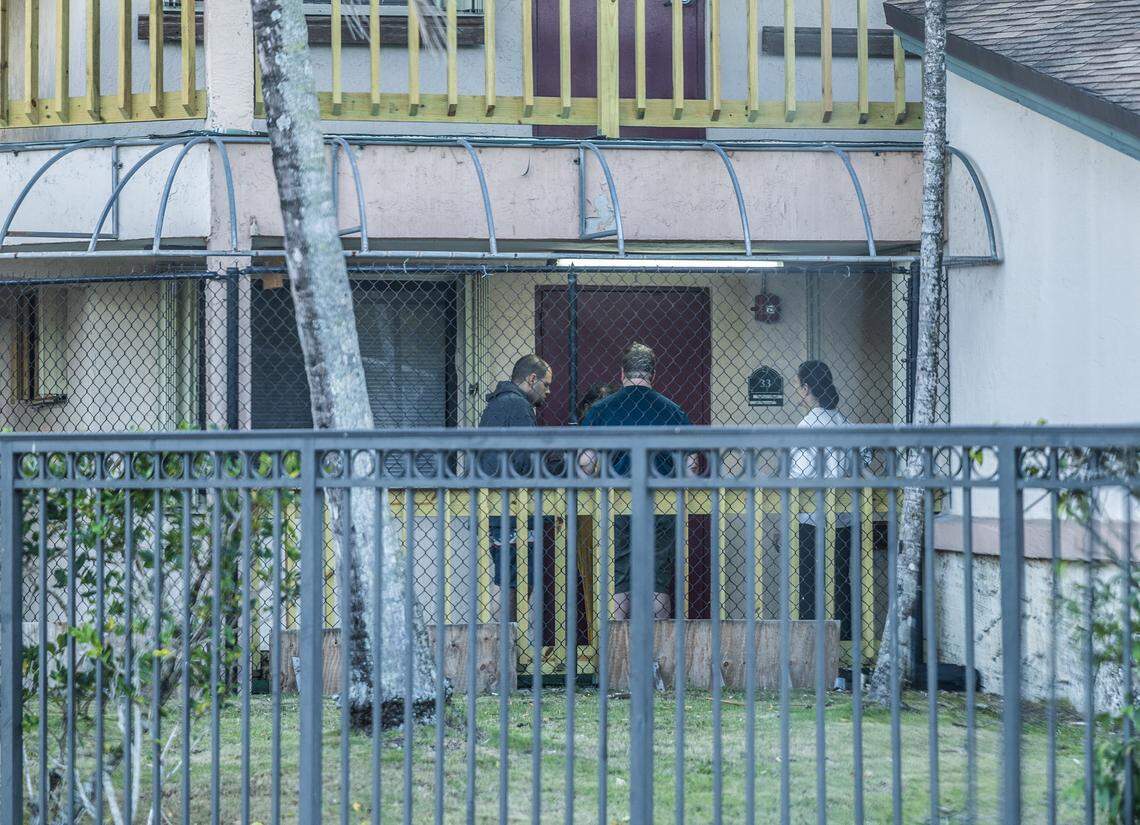 View of personnel inside the New Era ALF, building, located at 1351 N Krome Ave, in Homestead, on Thursday, February 19, 2026.