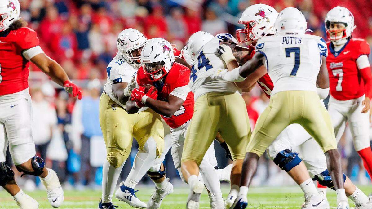 The Liberty Football game vs FIU is photographed in Williams Stadium on October 8, 2024. (Photo by Simon Barbre/ Liberty University Athletics)