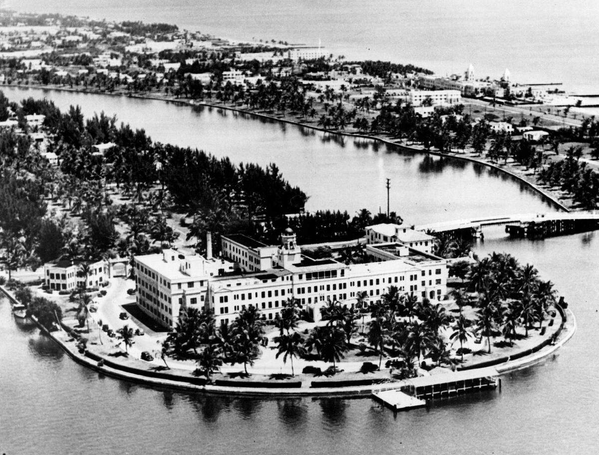 St. Francis Hospital on Indian Creek in Miami Beach.