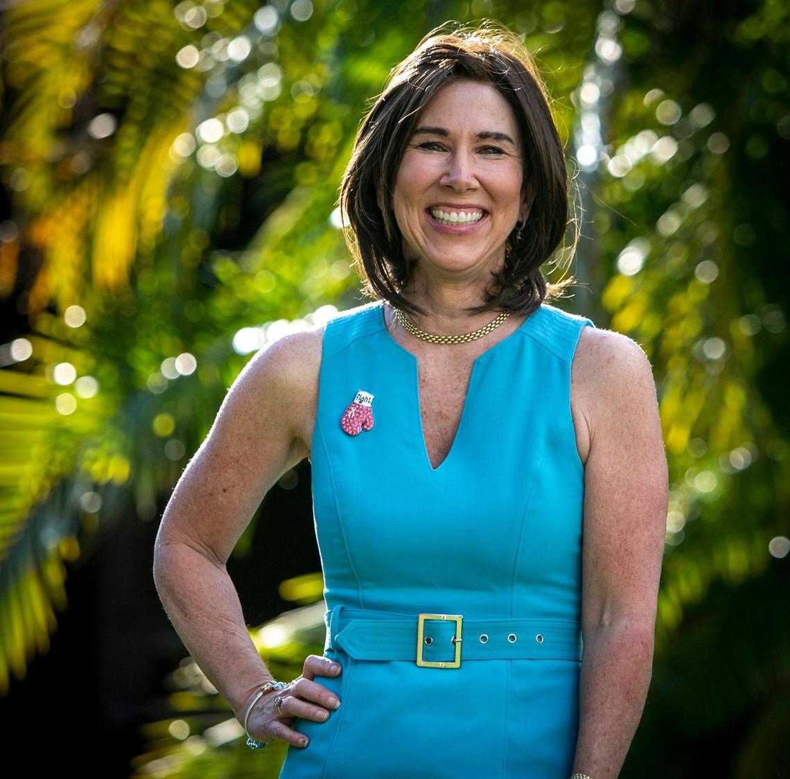 Miami-Dade Schools Teacher of the Year Finalist and North Region winner, Teresa Ellen Murphy, who teaches at Spanish Lake Elementary in Hialeah. She is teaching from home during the pandemic, Jan. 27, 2021.