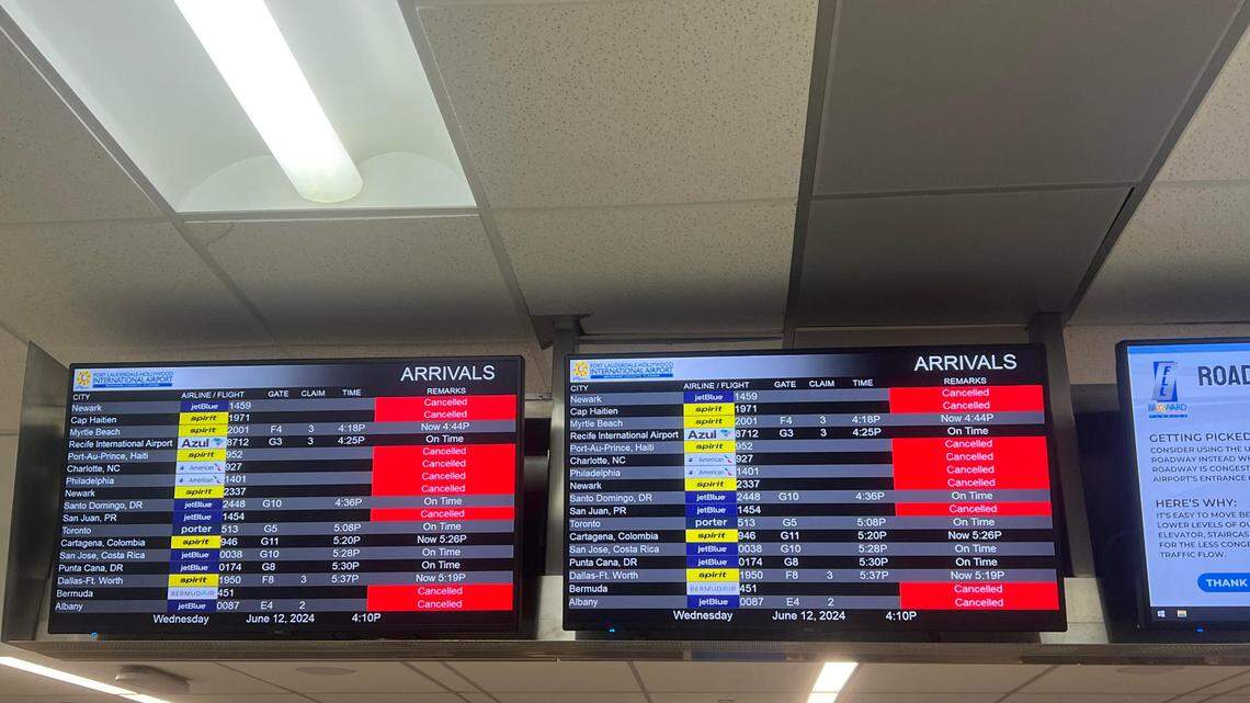 Miami, Fort Lauderdale airports see hours-long delays as heavy rain swamps the region