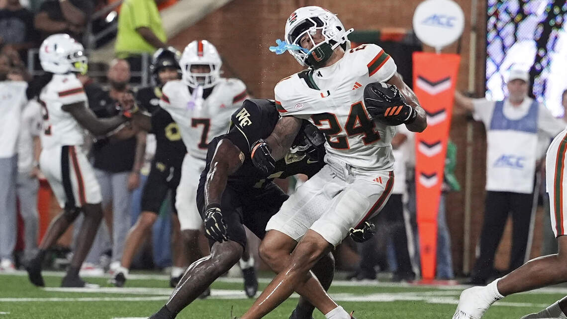 As injuries plague Miami’s secondary, Ethan O’Connor takes advantage of increased role