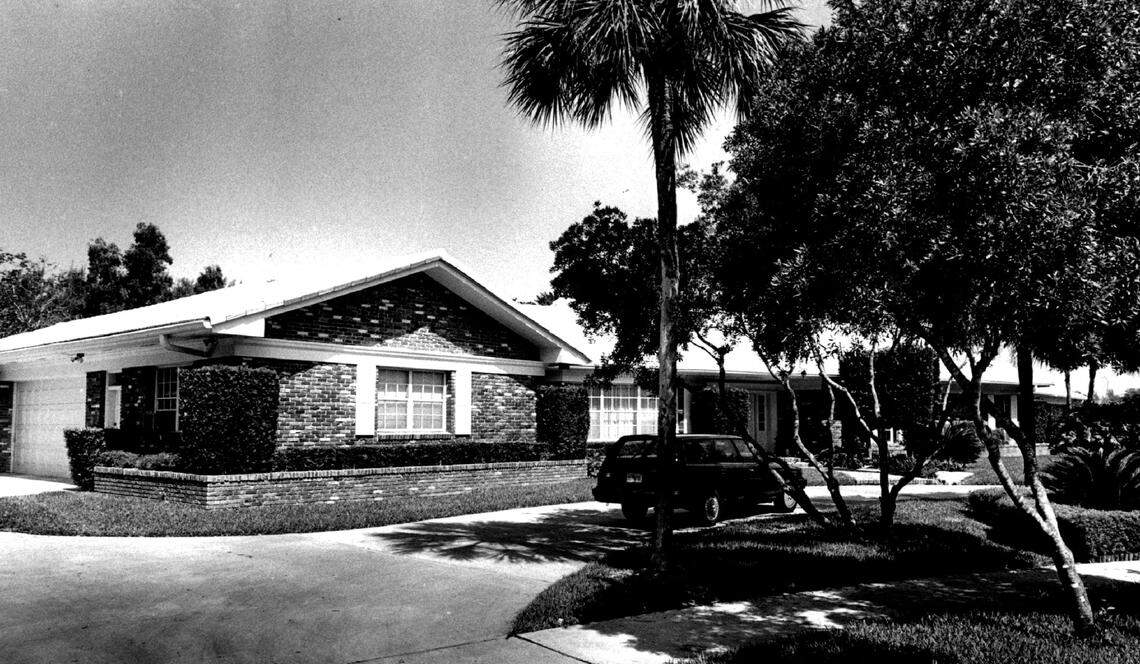 In 1990, Don Shula’s house in the Loch Lomond area of Miami Lakes.