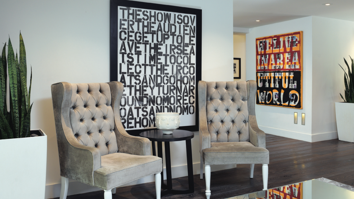 One Two Lash inventor, Katy Stoka, adds artful touches to her casually chic oasis in Miami Beach