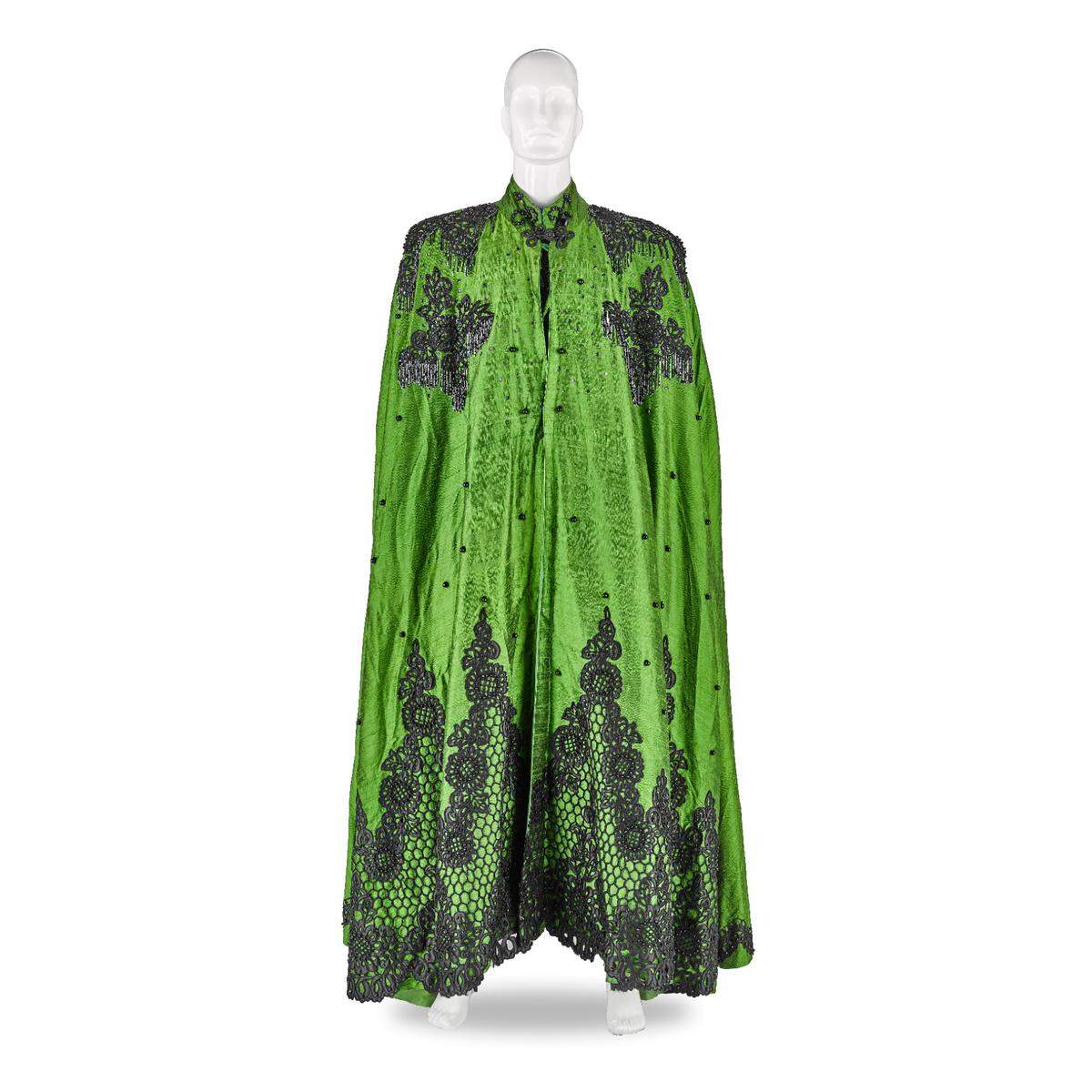 One of the capes owned by the late Walter Mercado that will be auctioned.