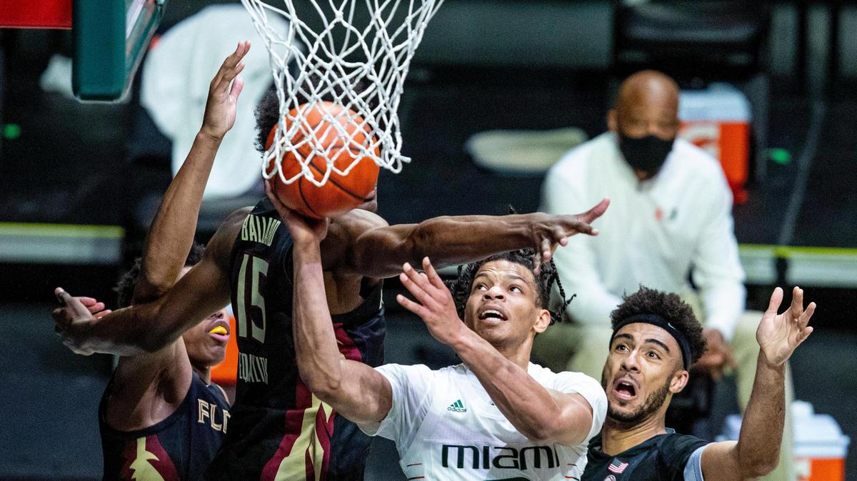 University of Miami guard Isaiah Wong (2) was named first-team 2021-22 Preseason All-ACC