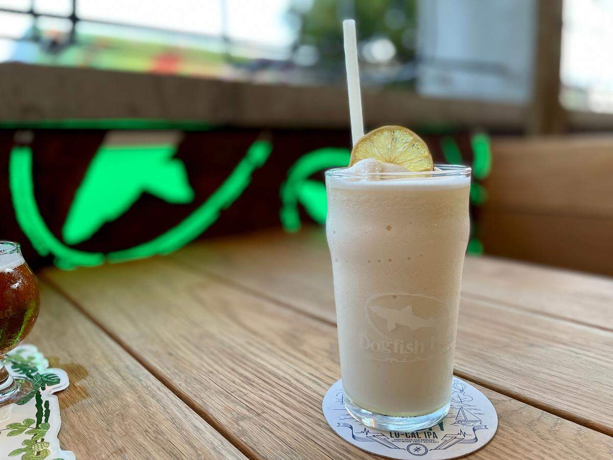 A beer slushie at Dogfish Head Miami