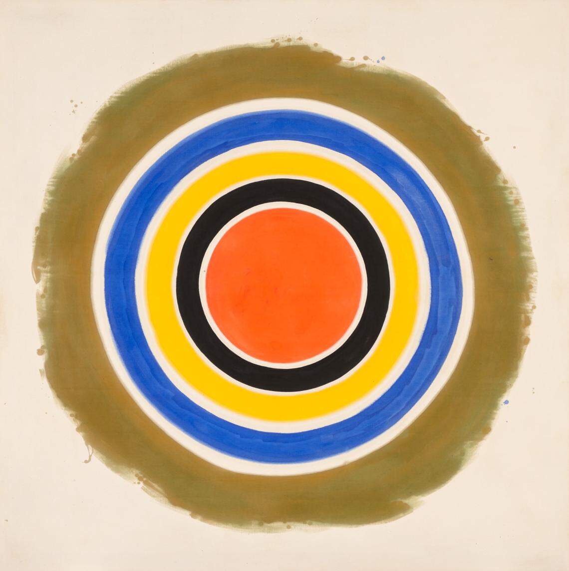 Kenneth Noland’s “This,” created in 1958-1959, is part of the Color Field Painting show at the NSU Art Museum. 
